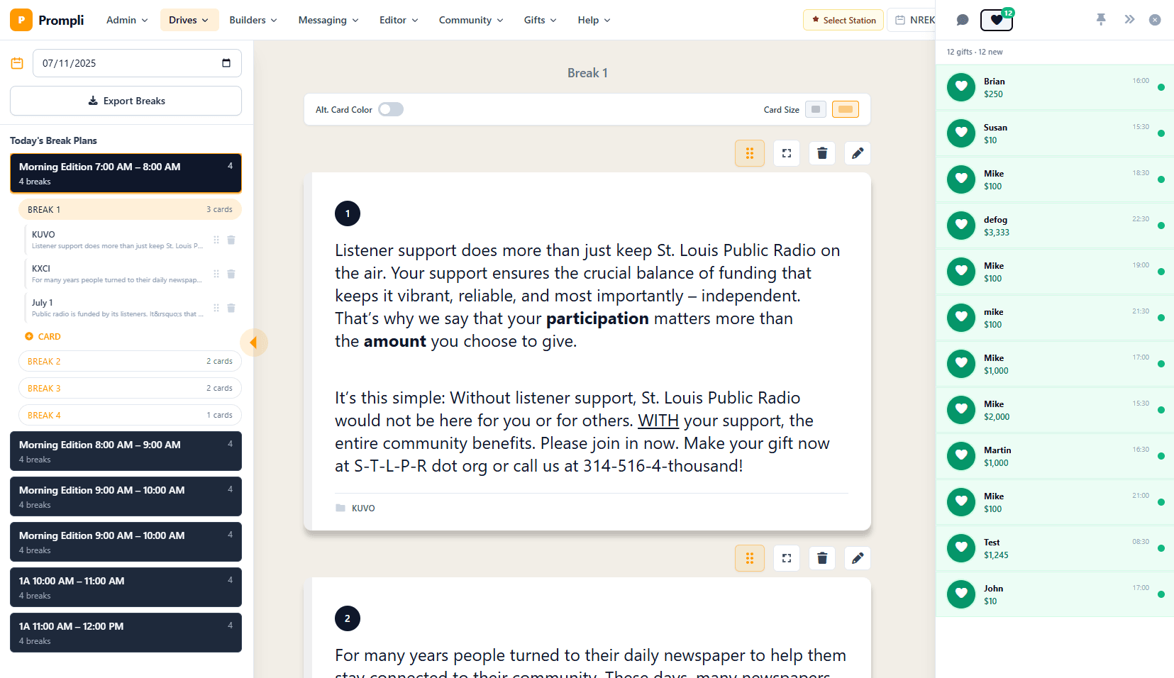 Prompli — representative imagery from the engagement
